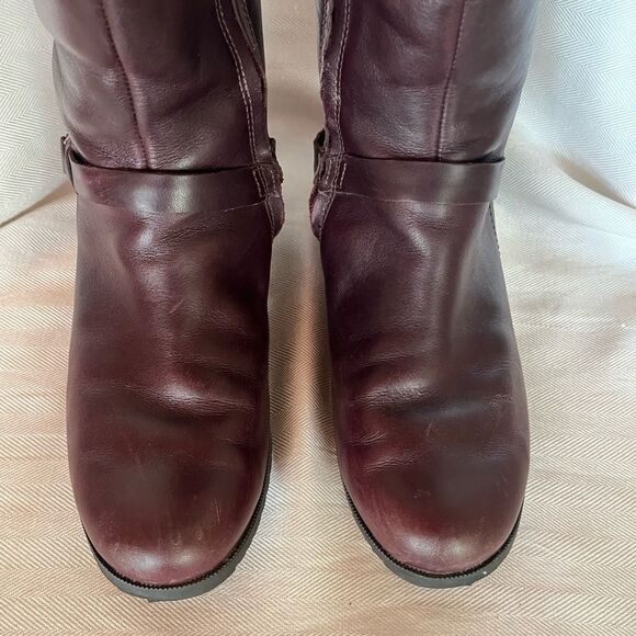 Teva De La Vina leather canvas knee high trail walking comfort boot  Size 6.5 - Picture 2 of 11